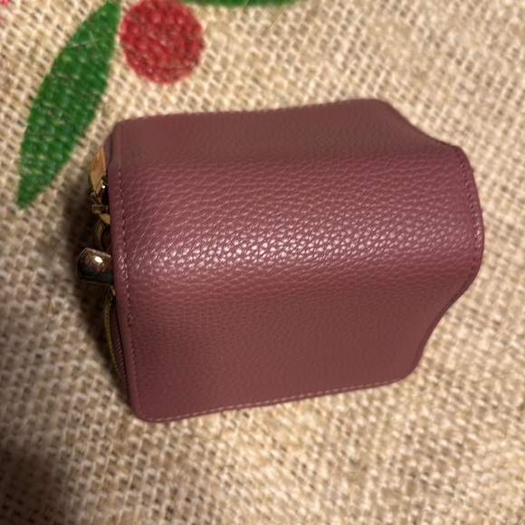 LISDINE mini solid mauve color card holder New - Picture 6 of 7